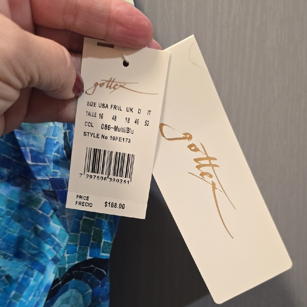 Vibrant Blue One Piece Swimsuit - Picture 7 of 8